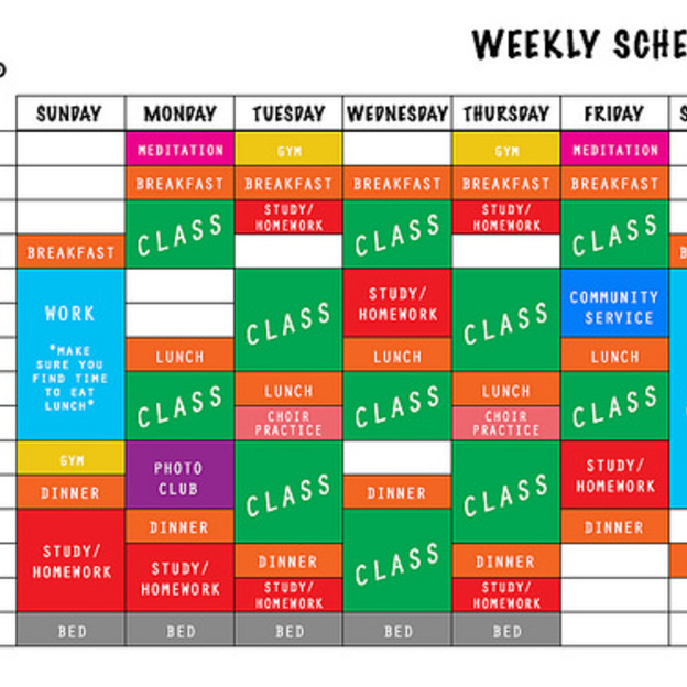 Building Your College Class Schedule