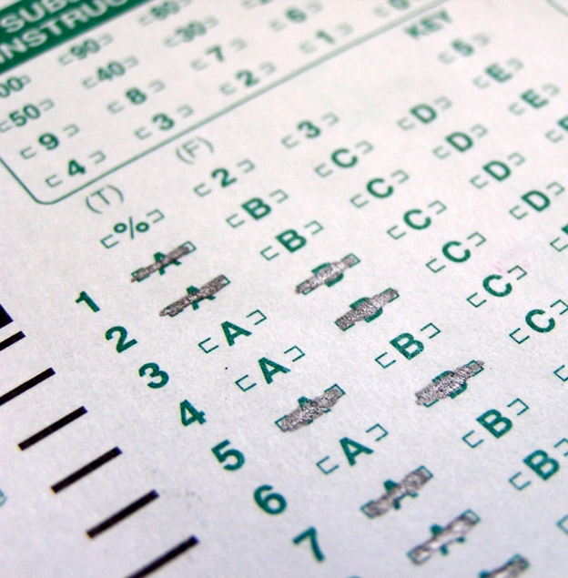 Green scantron with answers bubbled in - How to Answer Multiple Choice Questions